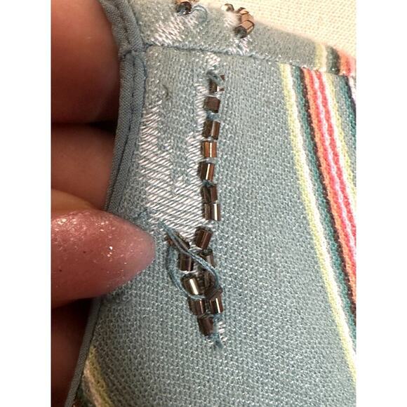 Alice + Olivia Clyde Sage Embellished Western Shift Dress - Size 6 NWT - Picture 8 of 9